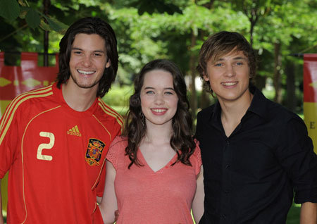 Ben Barnes con la Selección Española