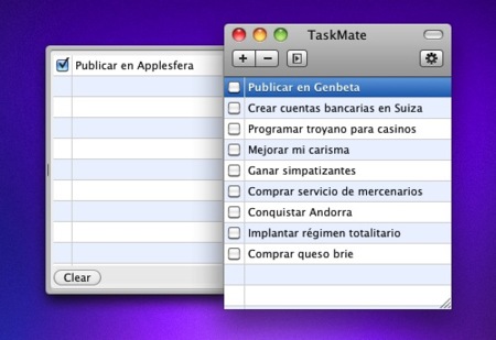TaskMate, la mínima expresión de un gestor de tareas