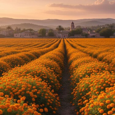 Estos son los 6 estados con campos de cempasúchil más cercanos a la CDMX
