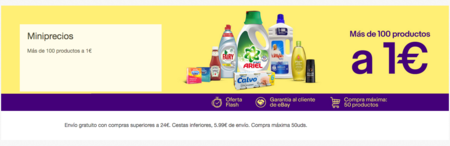 Regresan los miniprecios a eBay: más de 100 productos por 1 euro