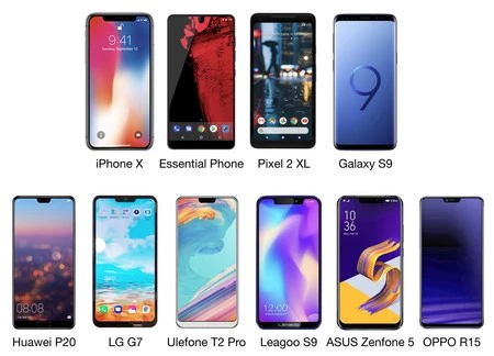 Essential にはノッチが初めて搭載されましたが、このアイデアを Face ID で拡張したのが iPhone X でした。他のメーカーもそれをコピーするのに時間はかかりませんでした。