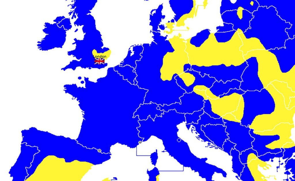 El mito del Londres lluvioso: cae tanta agua en Barcelona como en la capital inglesa 