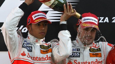 Hamilton Alonso Italia F1 2007