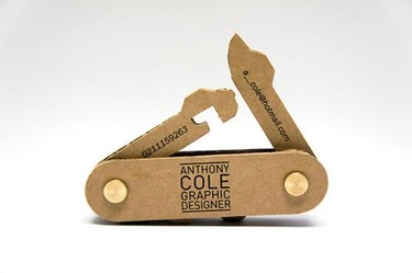 ¿Estas pensando en hacerte unas tarjetas de visita? Fíjate en la Business Knife