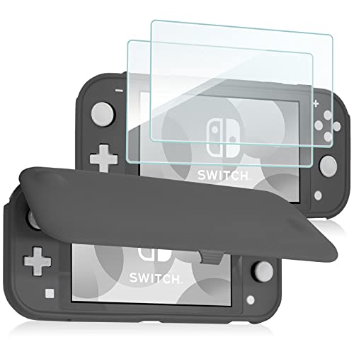 ProCase Funda Protectora para Nintendo Switch Lite con 2 Protectores de Pantalla Vidrio Templado
