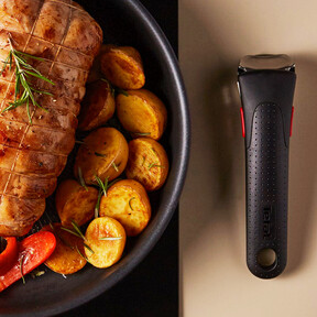 Estas sartenes Tefal con mango extraíble en oferta son más fáciles de ordenar, limpiar y son aptas para cocinar en el horno 