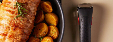 Estas sartenes Tefal con mango extraíble en oferta son más fáciles de ordenar, limpiar y son aptas para cocinar en el horno 