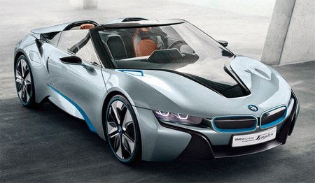 Vídeos y especificaciones técnicas del BMW i8 Concept Spyder