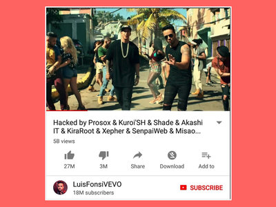 Un grupo de hackers ha borrado 'Despacito' de YouTube, lo hicieron "solo por diversión"