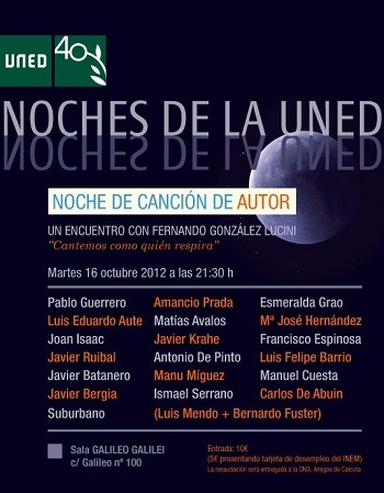 Los parados tienen descuento en 'Las Noches de la UNED'
