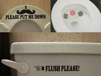 Vinilos para aprender a hacer pipí