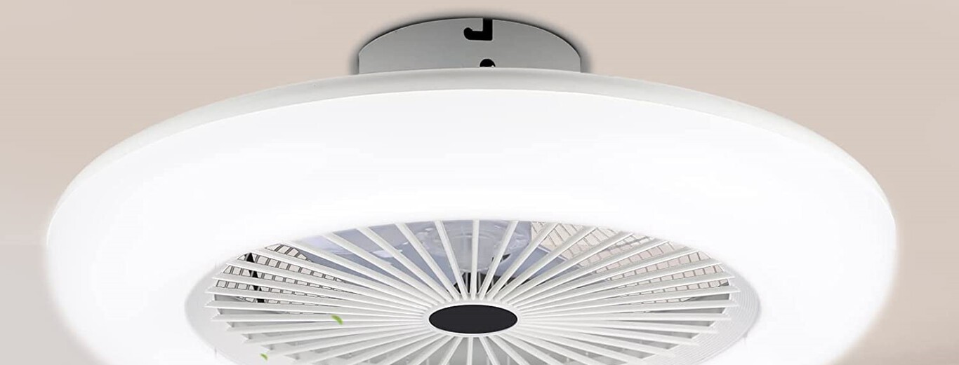 Ventilador De Techo Con Luz LED – 55 Cm, 6 Velocidades, Control Por App Y Mando, Modo Verano/invierno