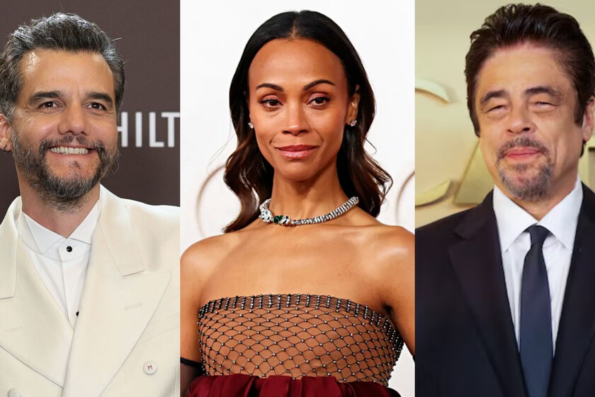Wagner Moura, Zoe Saldaña y Benicio del Toro se imponen entre las figuras más influyentes del cine en 2026