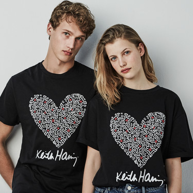 Stradivarius y Keith Haring una pareja con mucho amor 