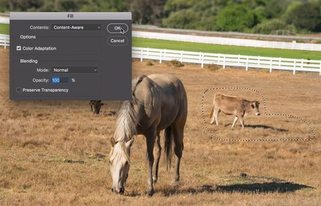 Photoshop mejora significativamente el relleno automático de imágenes con el nuevo Content-Aware Fill