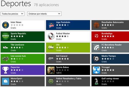 Aplicaciones para disfrutar del deporte en Windows 8