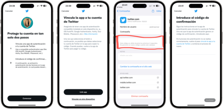 Twitter 2FA iPhone iOS Códigos