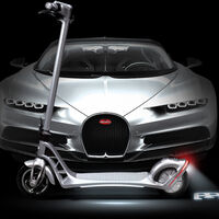 Un Bugatti a la venta en Costco: Así es el nuevo scooter eléctrico de la firma