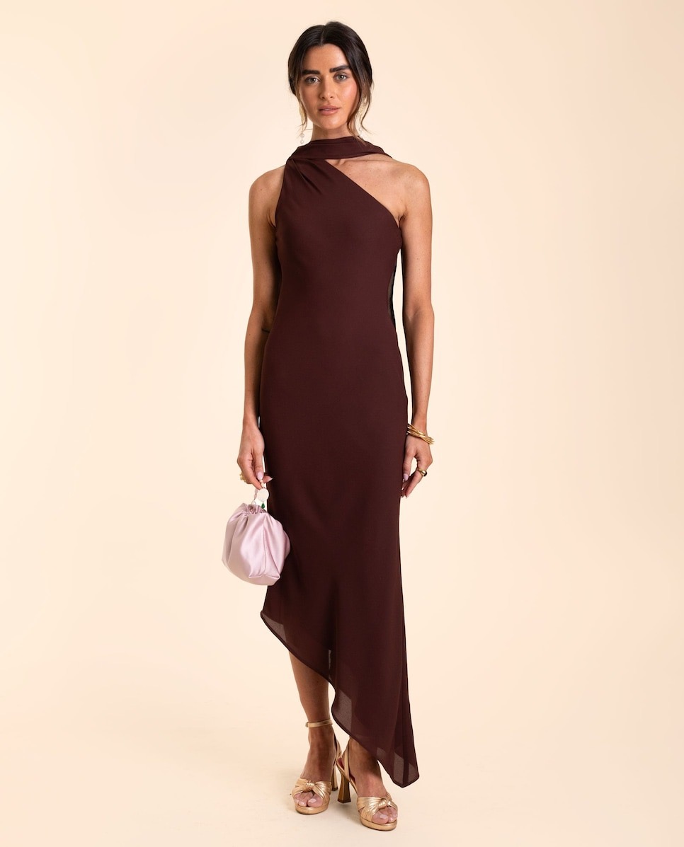 Vestido marrón The-Are