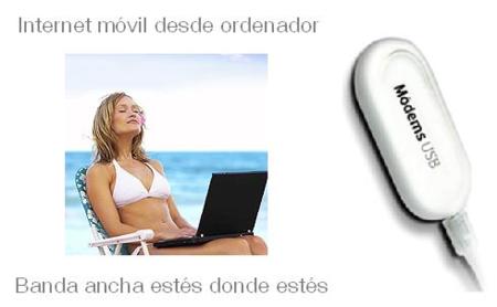 Comparativa tarifas internet móvil desde ordenador