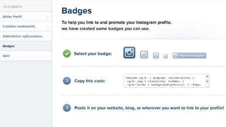 Instagram estrena sus badges para sitios web y son francamente mejorables