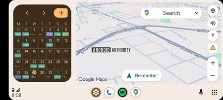 Widget Android Auto