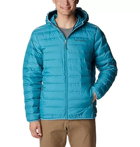 Columbia Lake 22 Down Hooded Jacket Chaqueta De Plumas Acolchada Con Capucha, Shasta, M Hombre