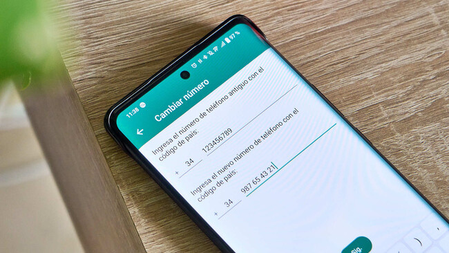 cambiar número whatsapp