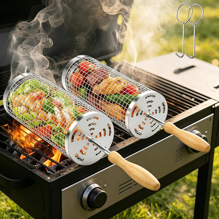 Juauo Cesta Para Parrilla