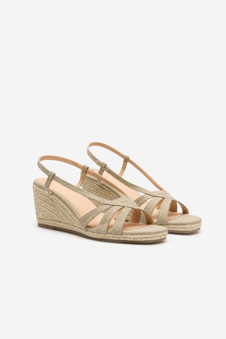 sandalias cuña