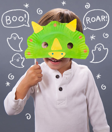 Manualidades Dinosaurios Mascara