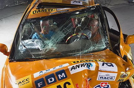 Brilliance BS6 crash test prueba de choque de un coche chino