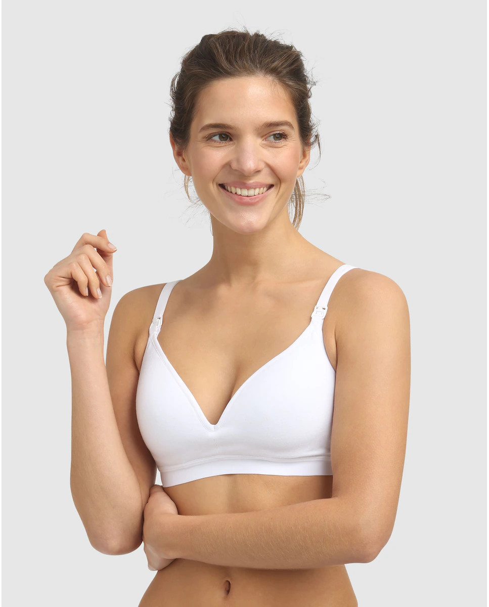 Sujetador de lactancia con copas moldeadas sin aro