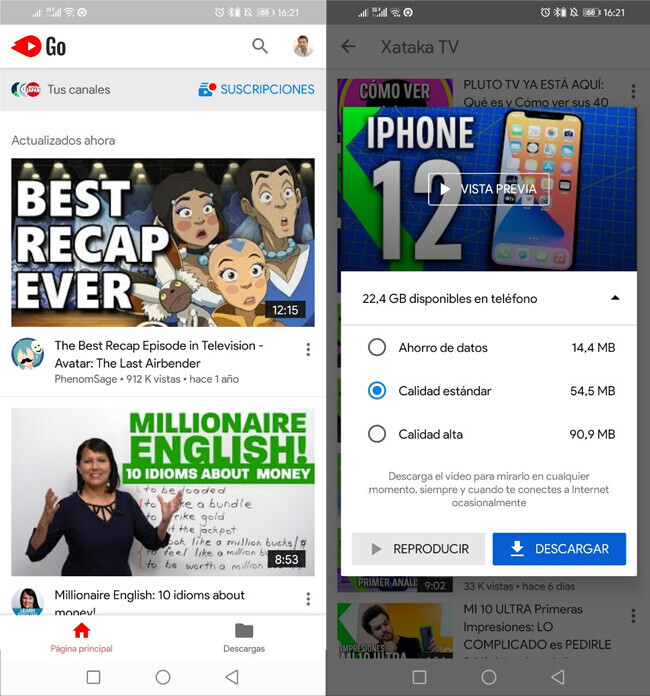 Las mejores alternativas a YouTube para ver vídeos en iPhone y Android