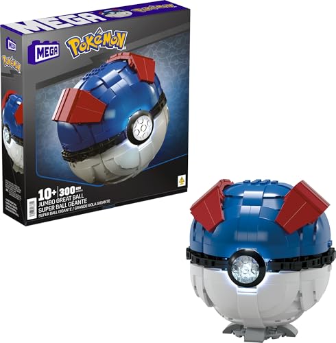 Mega Pokémon Juguete de Construcción Gran Pokébola Jumbo
