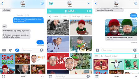 Mensajes es más grande de lo que parece: JibJab aumenta sus descargas en un 1.500% con la llegada de iOS10