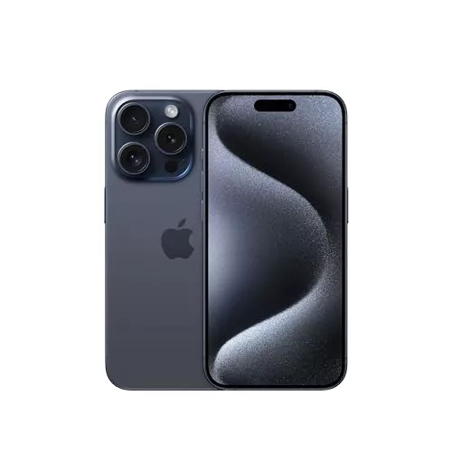 Apple iPhone 15 Pro (128 GB) - チタニウムブルー