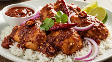 Adobo de pollo con chile ancho y chile guajillo: receta tradicional fácil y llena de sabor