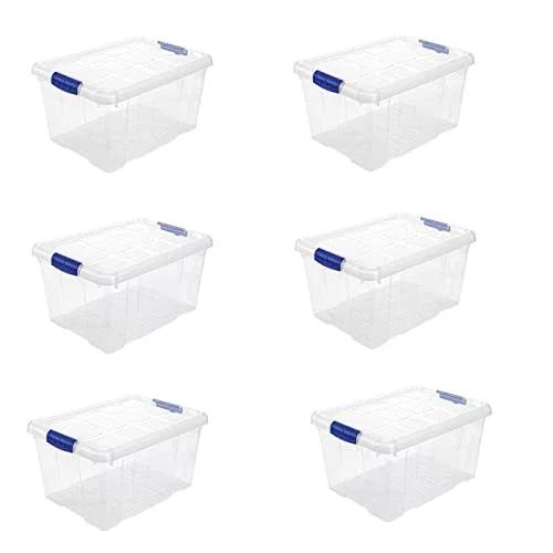 Acan Tradineur – Pack de 6 Cajas de Almacenamiento  16 L