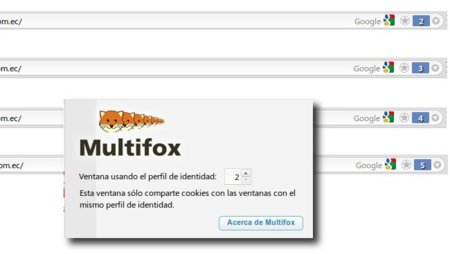 Multifox: ingresa a un sitio web con varias cuentas diferentes al mismo tiempo