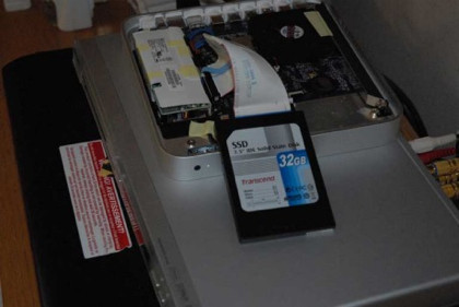 Apple TV equipada con un disco SSD