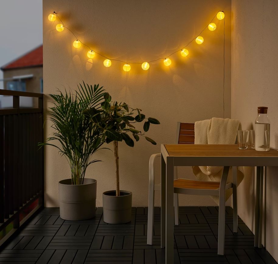 Guirnalda de luces LED 12, exterior