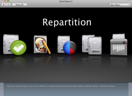Drive genius repartition