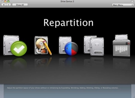 Drive genius repartition