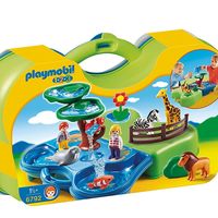 El maletín de Playmobil 1.2.3 zoo y acuario está rebajado a sólo 26,34 euros en Amazon 