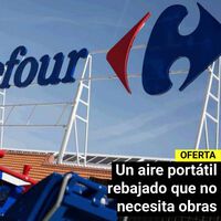 Carrefour tiene hoy (y rebajado) este aire acondicionado portátil: es ideal para dormitorios grandes o salones medianos 