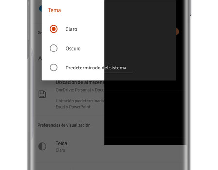 Microsoft habilita el modo oscuro para Office en Android: ya puedes activarlo
