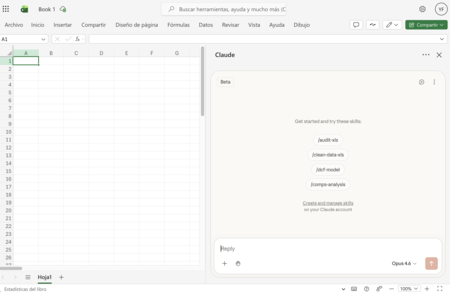 Claude en Excel