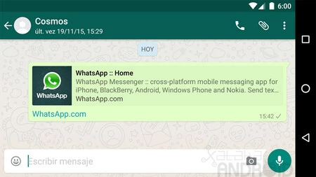 Whatsapp プレビュー