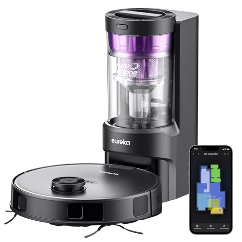 Eureka NERE10s Robot Vacuum Cleaner and Floor Mop with Automatic Dust Emptying